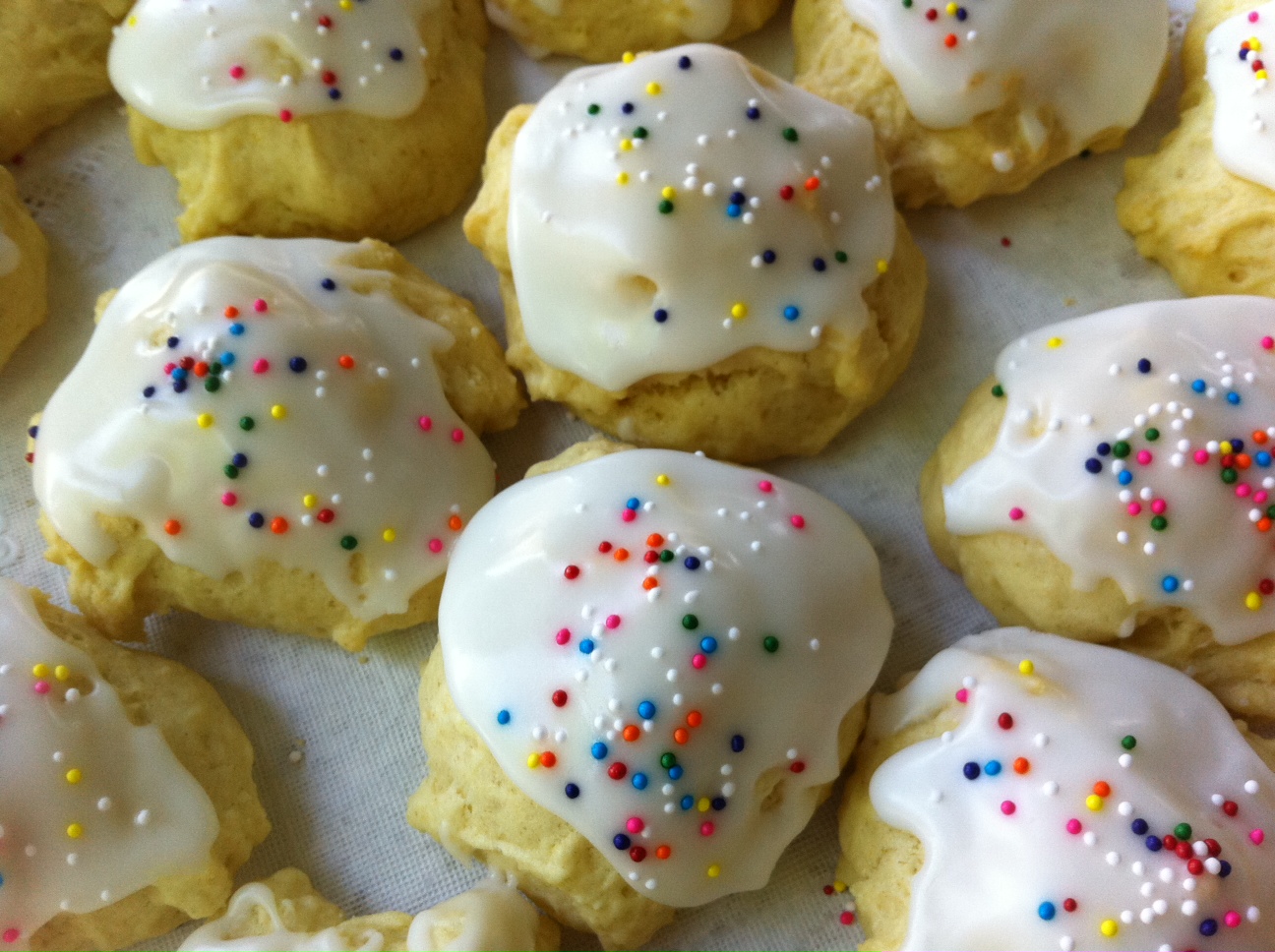 Lemon Anginetti Italian Drop Cookies